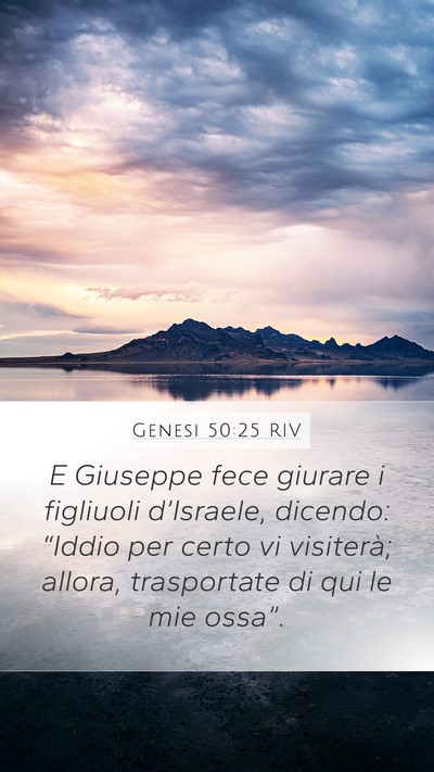 Genesi 50:25 RIV Bible Verse Image