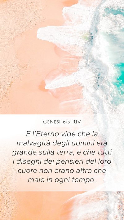 Genesi 6:5 RIV Bible Verse Image