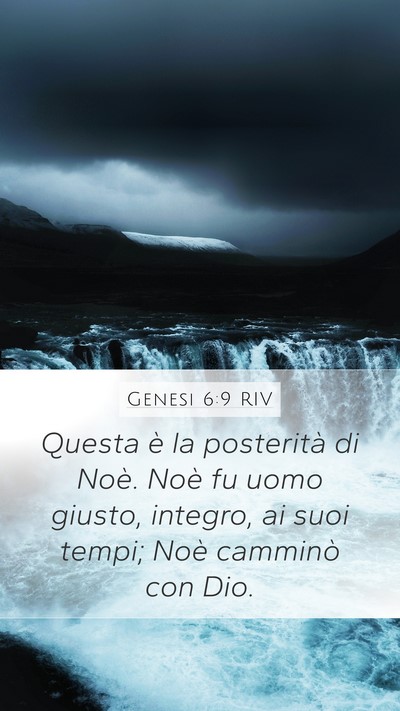 Genesi 6:9 RIV Bible Verse Image