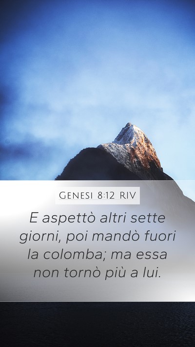 Genesi 8:12 RIV Bible Verse Image