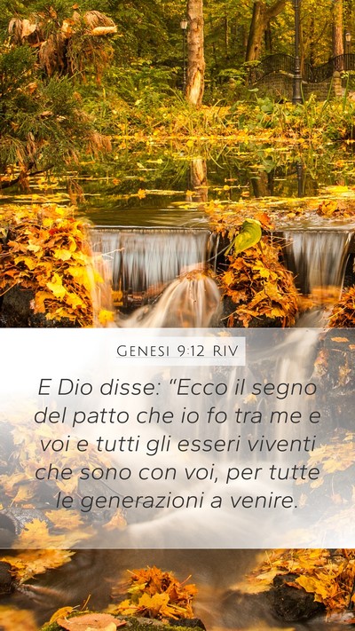 Genesi 9:12 RIV Bible Verse Image