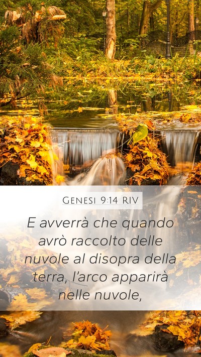 Genesi 9:14 RIV Bible Verse Image