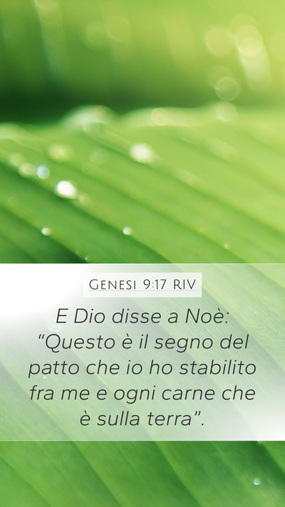 Genesi 9:17 RIV Bible Verse Image