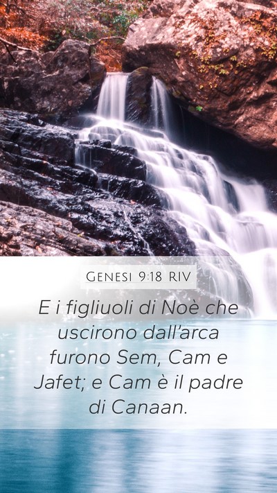 Genesi 9:18 RIV Bible Verse Image