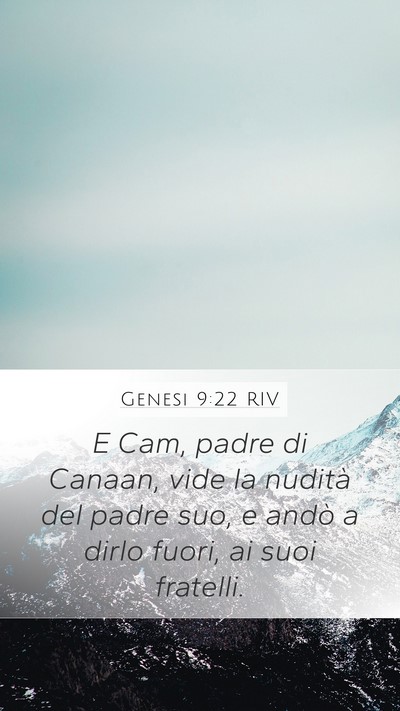Genesi 9:22 RIV Bible Verse Image