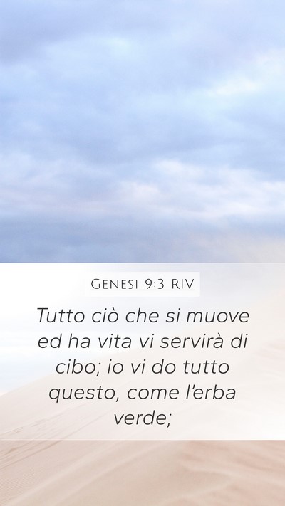 Genesi 9:3 RIV Bible Verse Image