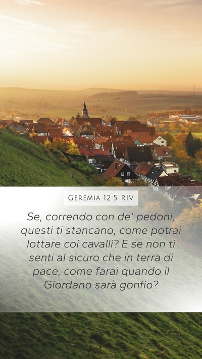 Geremia 12:5 RIV Bible Verse Image