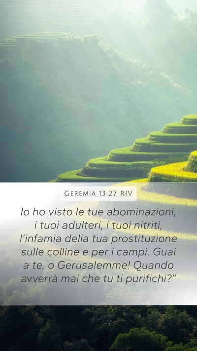 Geremia 13:27 RIV Bible Verse Image