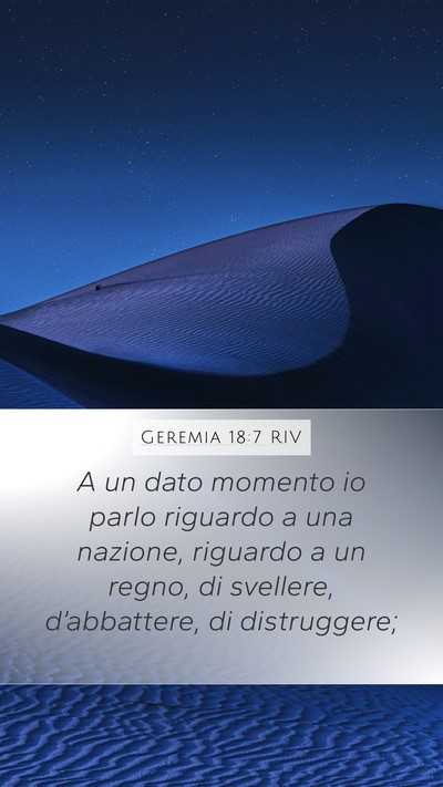 Geremia 18:7 RIV Bible Verse Image