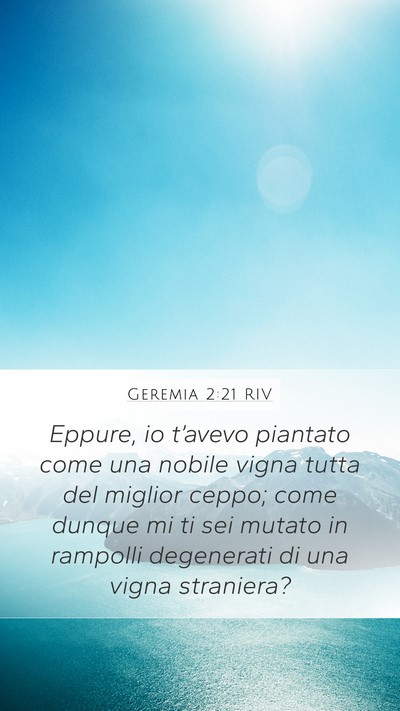 Geremia 2:21 RIV Bible Verse Image