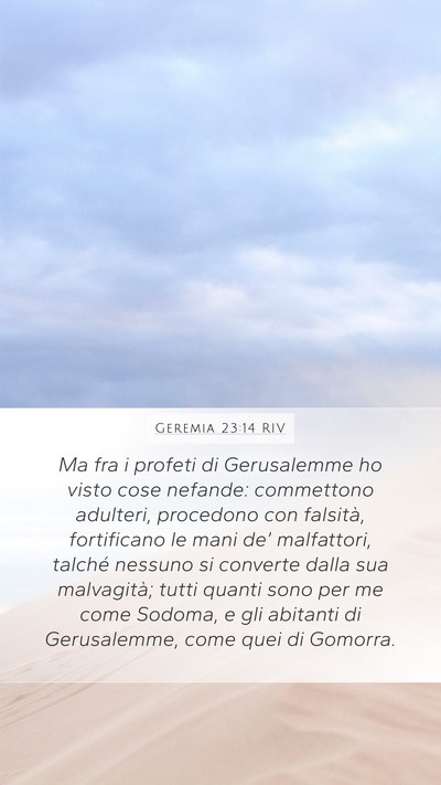 Geremia 23:14 RIV Bible Verse Image