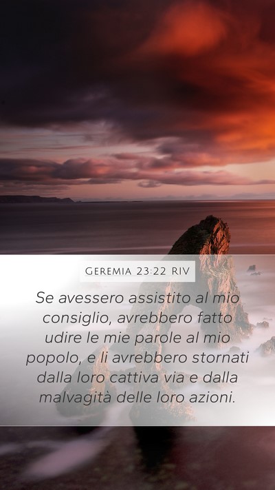 Geremia 23:22 RIV Bible Verse Image