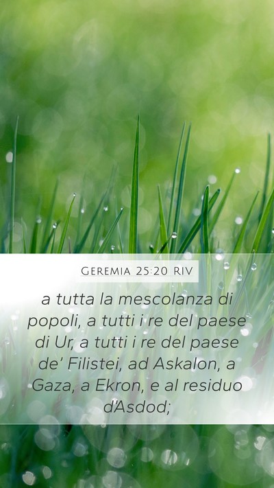 Geremia 25:20 RIV Bible Verse Image