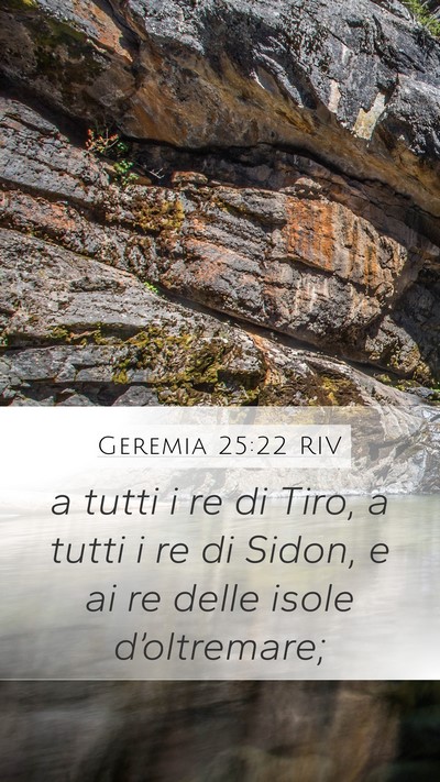Geremia 25:22 RIV Bible Verse Image