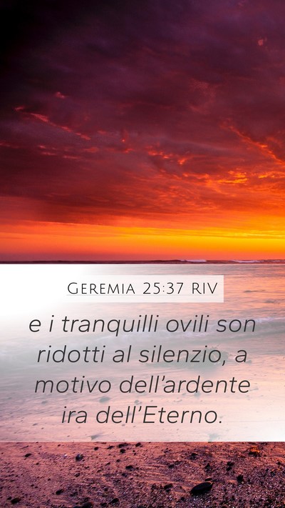 Geremia 25:37 RIV Bible Verse Image