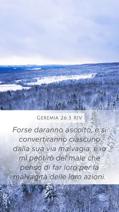 Geremia 26:3 RIV Bible Verse Image