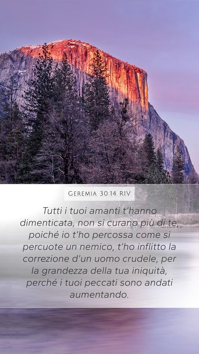 Geremia 30:14 RIV Bible Verse Image