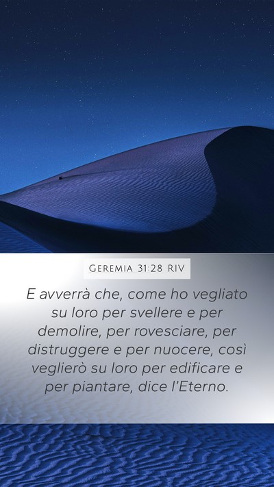Geremia 31:28 RIV Bible Verse Image