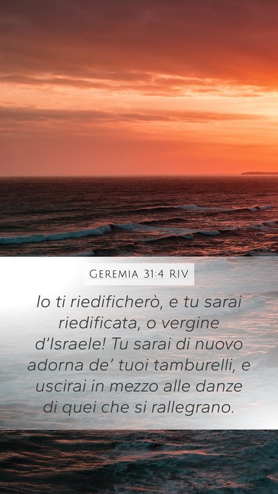 Geremia 31:4 RIV Bible Verse Image