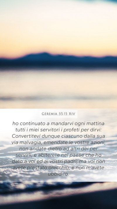 Geremia 35:15 RIV Bible Verse Image