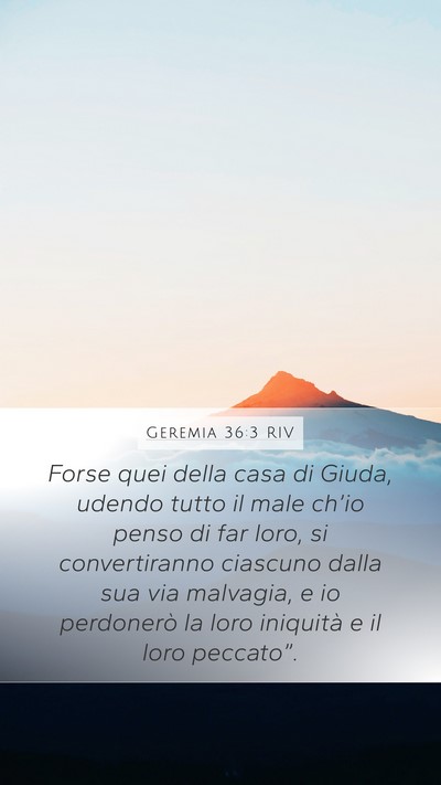 Geremia 36:3 RIV Bible Verse Image