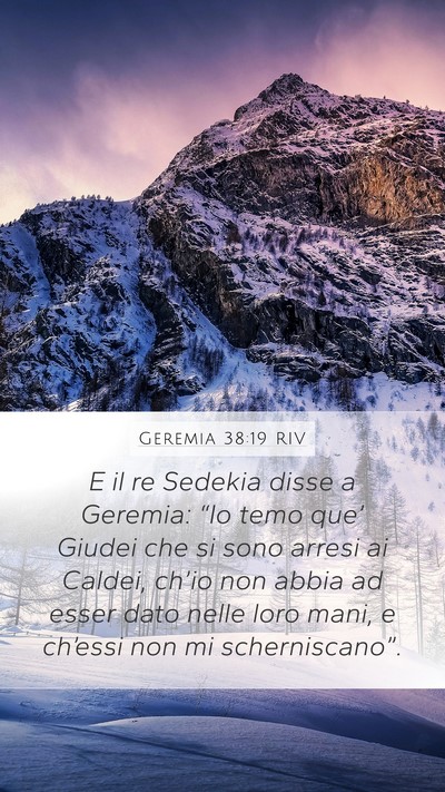 Geremia 38:19 RIV Bible Verse Image