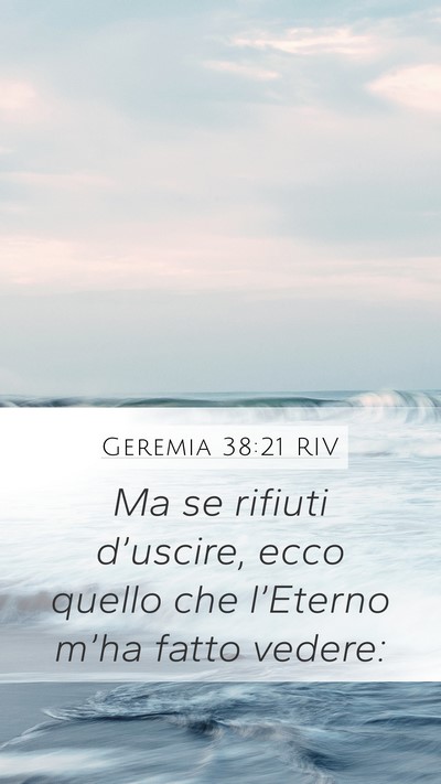 Geremia 38:21 RIV Bible Verse Image