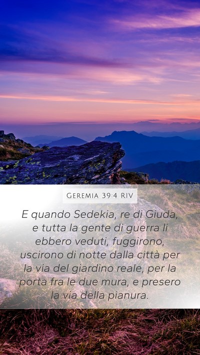 Geremia 39:4 RIV Bible Verse Image