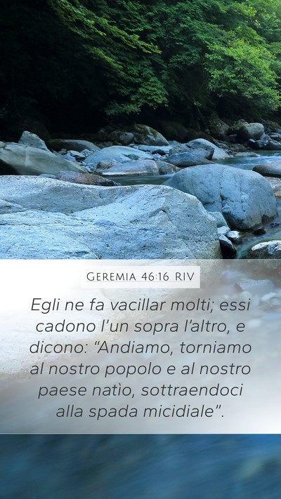 Geremia 46:16 RIV Bible Verse Image
