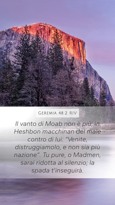 Geremia 48:2 RIV Bible Verse Image
