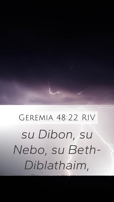 Geremia 48:22 RIV Bible Verse Image