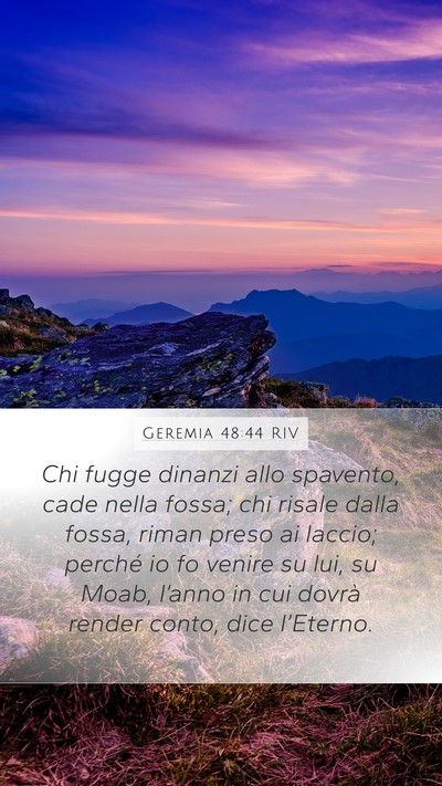 Geremia 48:44 RIV Bible Verse Image