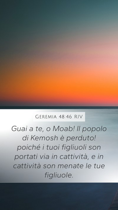 Geremia 48:46 RIV Bible Verse Image