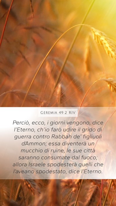 Geremia 49:2 RIV Bible Verse Image