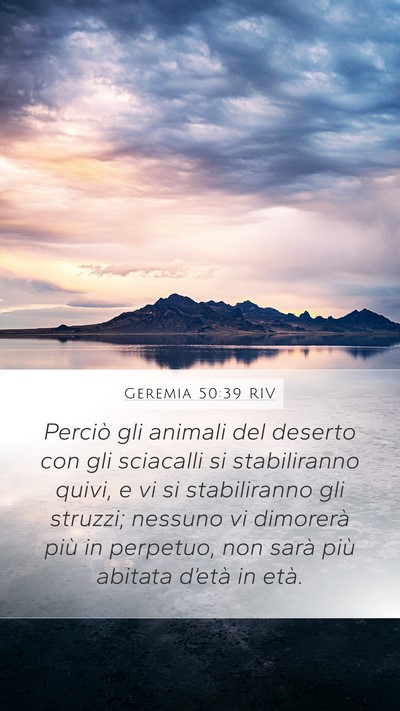 Geremia 50:39 RIV Bible Verse Image