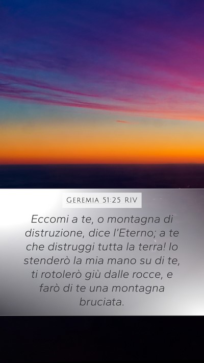 Geremia 51:25 RIV Bible Verse Image