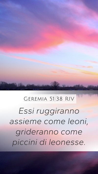 Geremia 51:38 RIV Bible Verse Image
