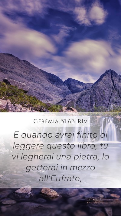 Geremia 51:63 RIV Bible Verse Image