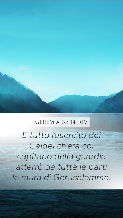 Geremia 52:14 RIV Bible Verse Image