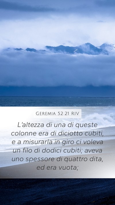 Geremia 52:21 RIV Bible Verse Image