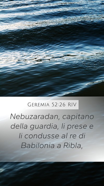 Geremia 52:26 RIV Bible Verse Image