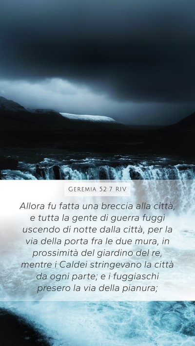 Geremia 52:7 RIV Bible Verse Image