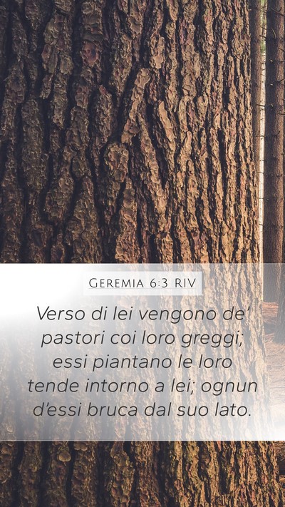 Geremia 6:3 RIV Bible Verse Image