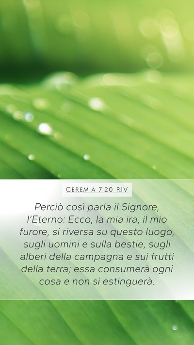 Geremia 7:20 RIV Bible Verse Image