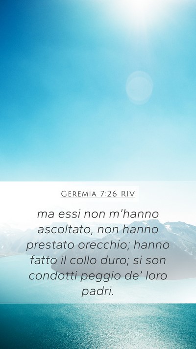 Geremia 7:26 RIV Bible Verse Image