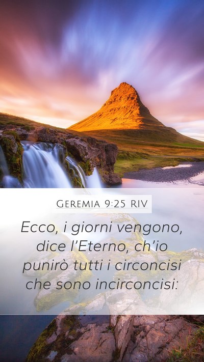 Geremia 9:25 RIV Bible Verse Image