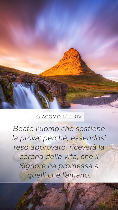 Giacomo 1:12 RIV Bible Verse Image