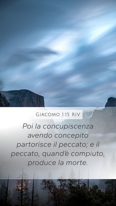 Giacomo 1:15 RIV Bible Verse Image