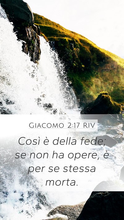 Giacomo 2:17 RIV Bible Verse Image