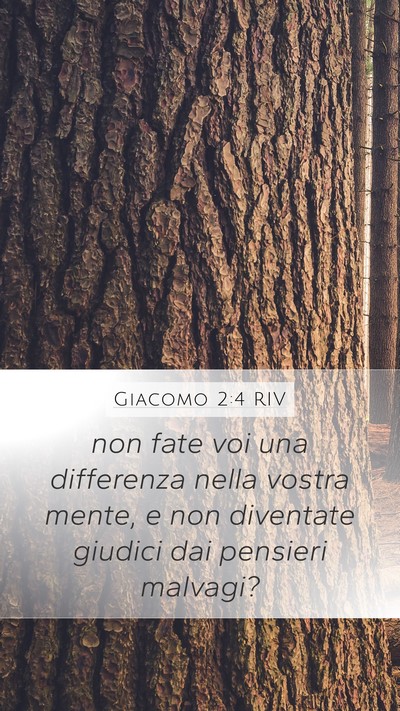 Giacomo 2:4 RIV Bible Verse Image